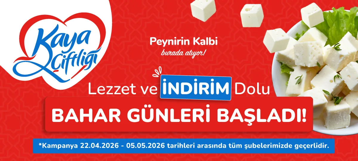 Lezzet ve İndirim Dolu Bahar Günleri Başladı!