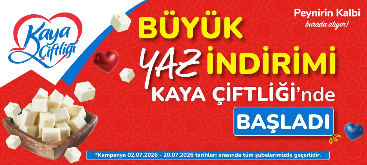 Büyük Yaz İndirimi Kaya Çiftliği’nde Başladı!