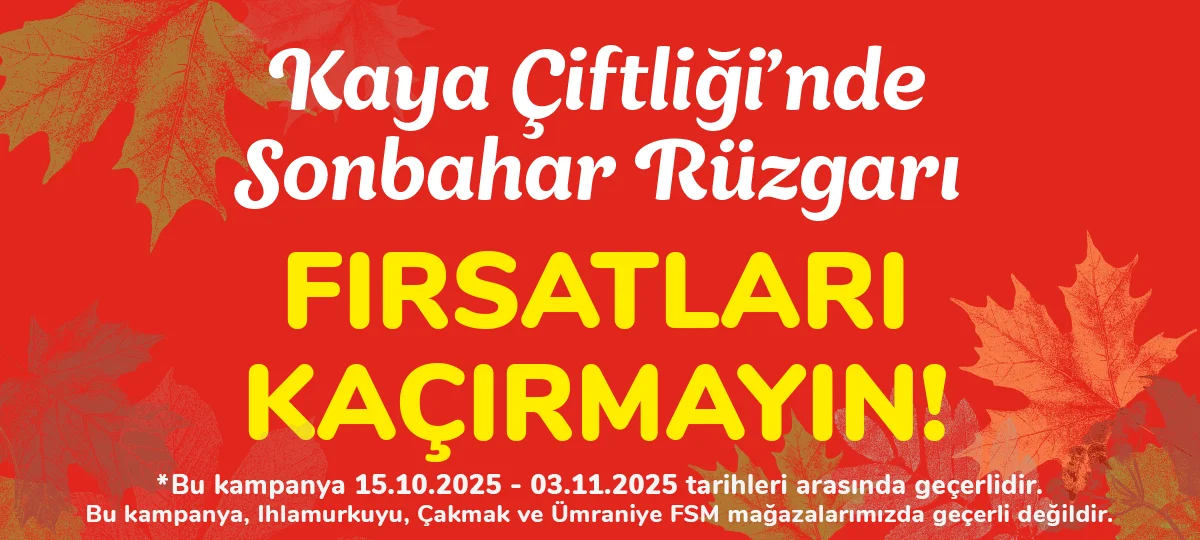 Kaya Çiftliği’nde Sonbahar Rüzgârı: Fırsatları Kaçırmayın!